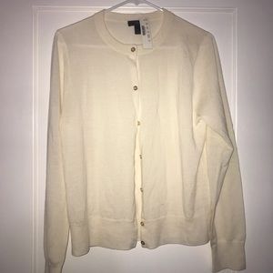 Off white J. Crew Sweater NWT